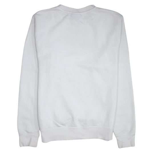 Nike Men's White XS Pullover Crew Neck Logo Sweatshirt