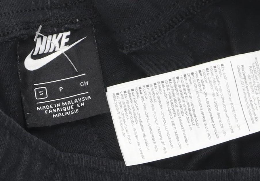 Nike Women's Black Track Pants S Elastic Waist Activewear