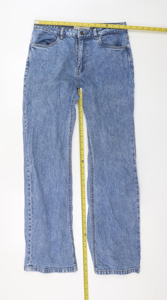 STR Teen Blue Straight Leg Denim Jeans UK 12