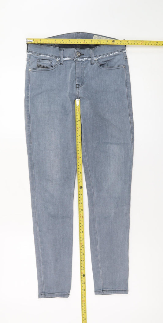 Diesel Women’s Grey Ankle Skinny Jeans Size 27 Slim Fit