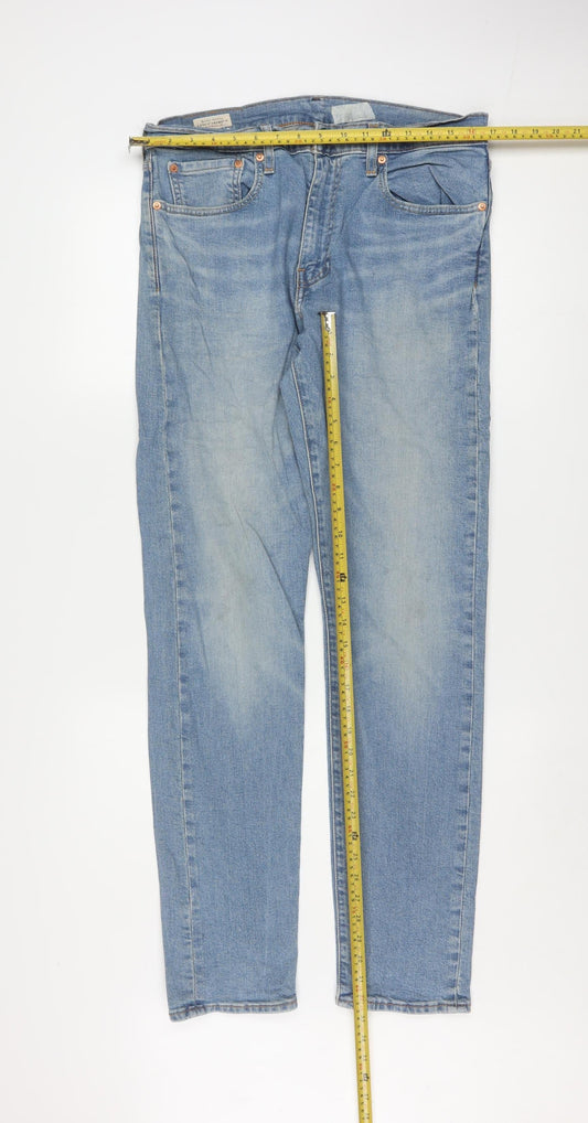 Levi's Men's Blue 512 Slim Fit Light Wash Denim Jeans W32 L34