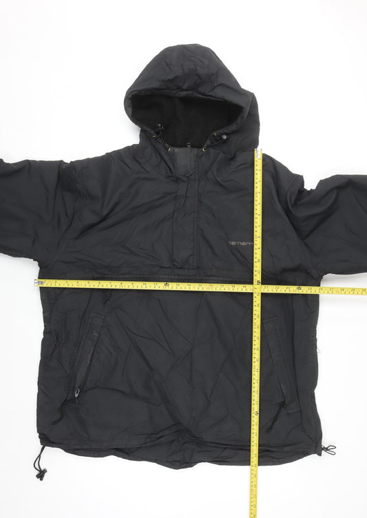 Carhartt Men's Black XL Anorak Hooded Nylon Winter Jacket