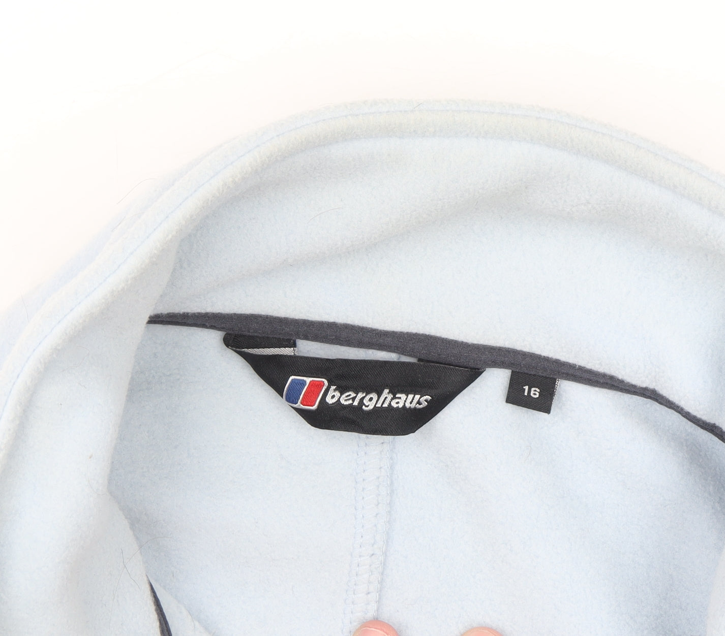 Berghaus Women’s Light Blue Full Zip Fleece Jacket Size 16