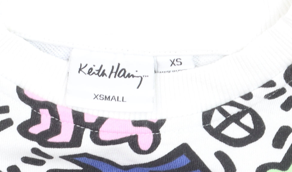 Primark x Keith Haring Women's Multicoloured XS Pullover Sweatshirt