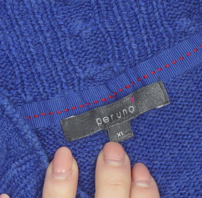 Marks and Spencer Women’s Blue Sleeveless Cardigan XL Knit