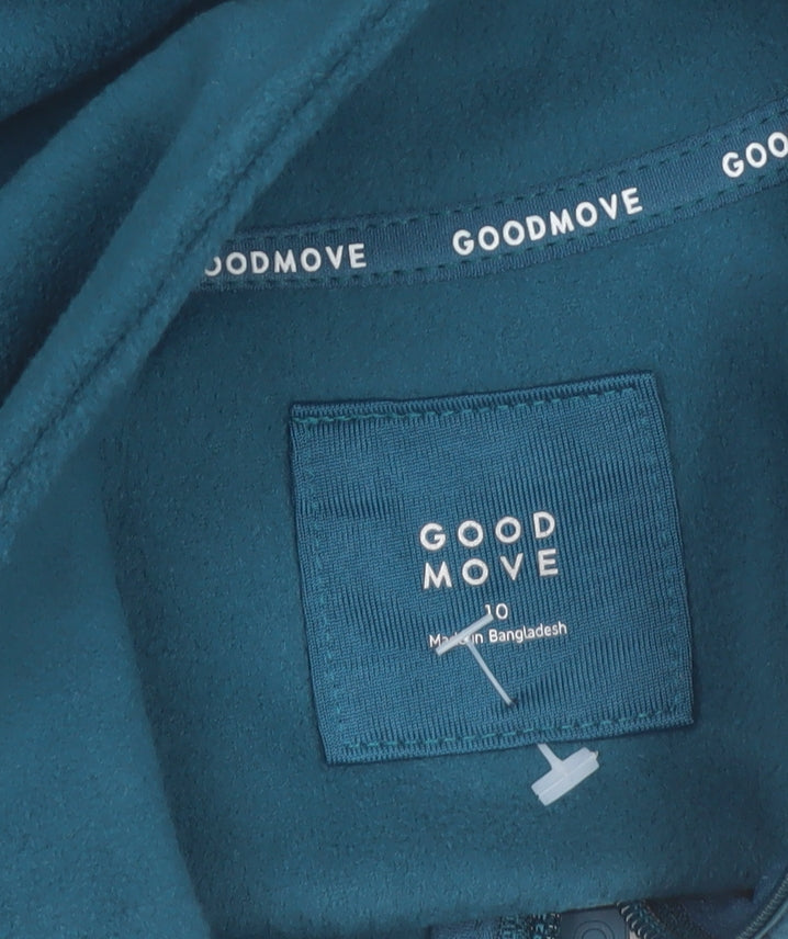 Marks and Spencer Goodmove Women's Blue Fleece Zip Jacket Size 10