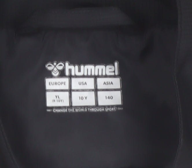 Additional view of Hummel boys’ black everton track jacket 9-10 years full zip polyester