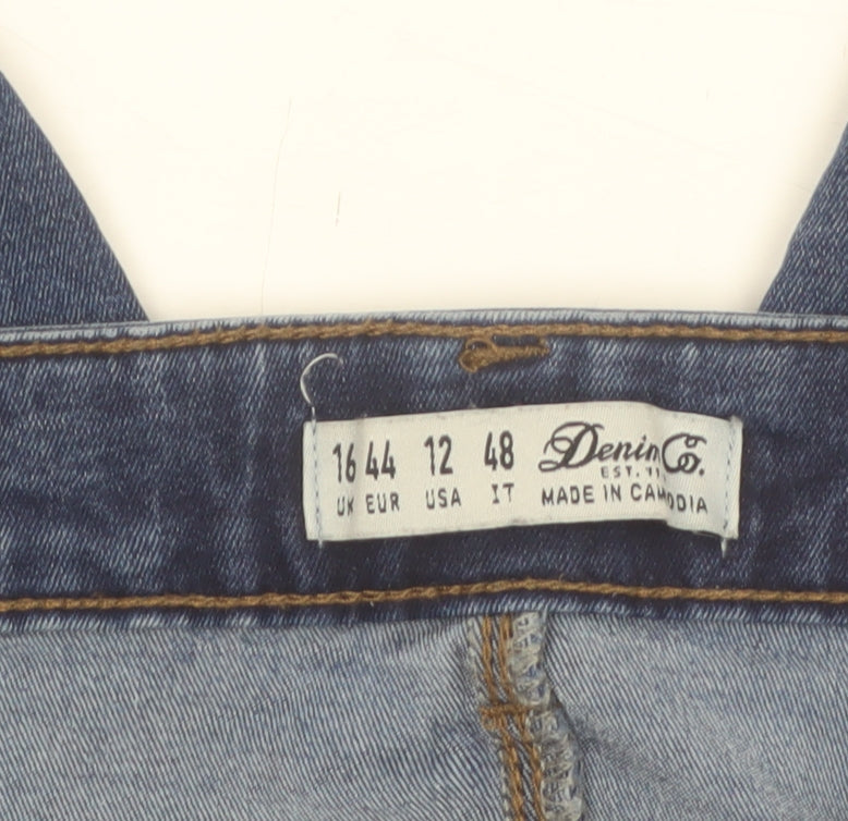 Denim Co. Women's Blue Size 16 Skinny Stretch Jeans