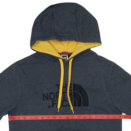 The North Face Men’s Blue Pullover Hoodie Small Outdoor Cotton Blend