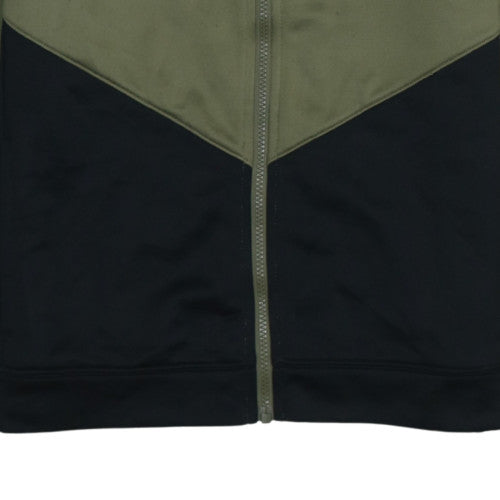 Additional view of Nike boys’ khaki & black track jacket xl 158-170cm full zip activewear