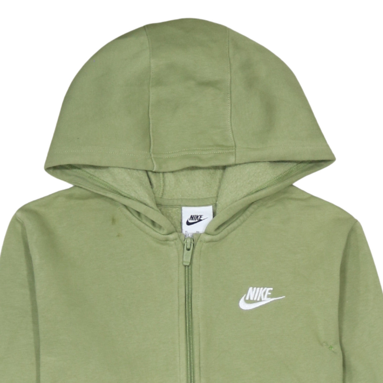 Additional view of Nike boys’ green xl full zip fleece hoodie
