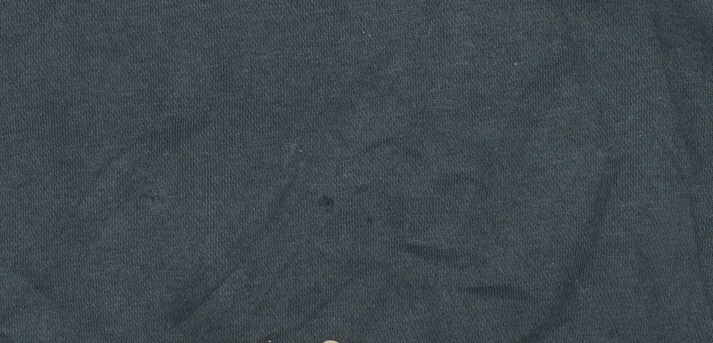 Adidas Men's Black 2XL Pullover Hoodie with Logo and Kangaroo Pocket