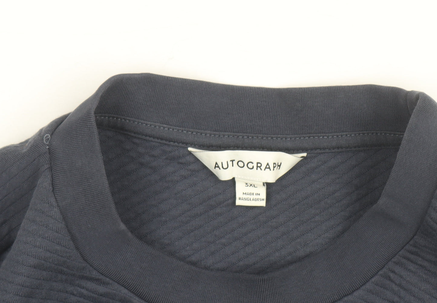 Marks and Spencer Autograph Men's Blue 3XL Crew Neck Sweatshirt