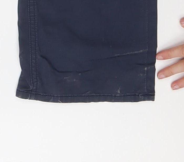 Lee Men's Blue Daren Zip Fly Regular Chino Trousers W38 L34