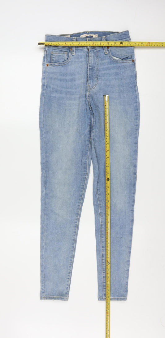 Levi's Women's Blue Mile High Super Skinny Jeans Size 25 High Rise