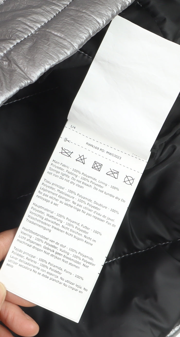 Regatta Womens Silver Puffer Jacket UK 16 Lightweight Insulated Coat
