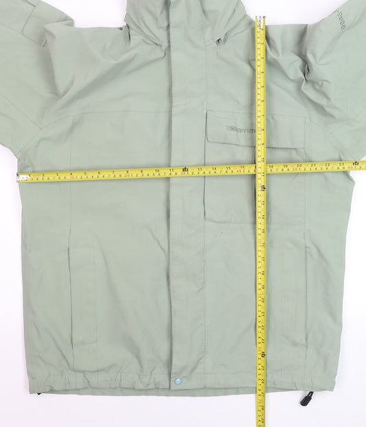 Karrimor Men's Green Voyager Waterproof Hiking Jacket Size M