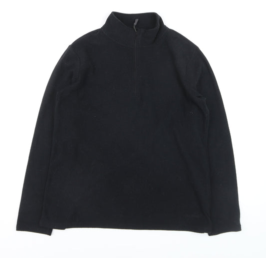 Peter Storm Women's Black 1/2 Zip Fleece Pullover Size 18