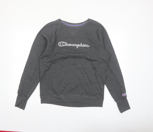 Champion Men's Grey M Pullover Crew Neck Sweatshirt