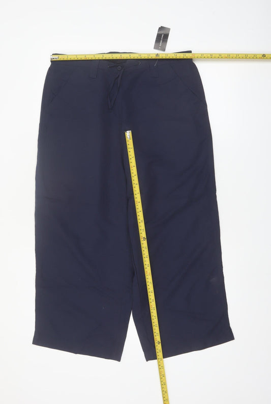 St. Bernard for Dunnes Stores Women's Blue Size 14 Cropped Trousers
