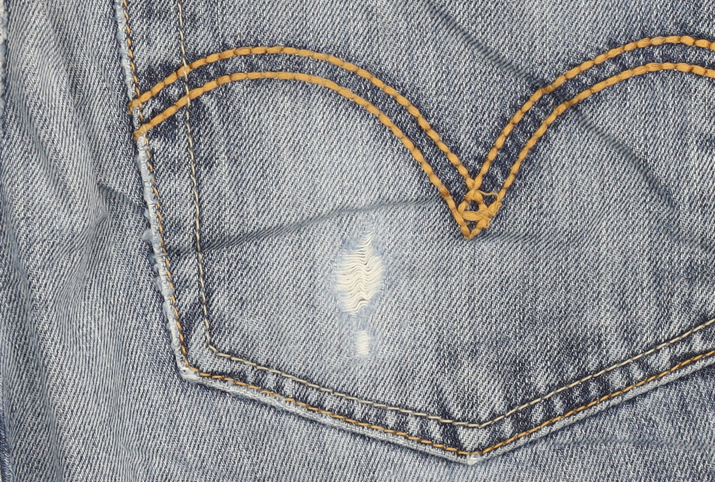 Levi Strauss & Co Men's Blue 34x34 Regular Fit Straight Denim Jeans