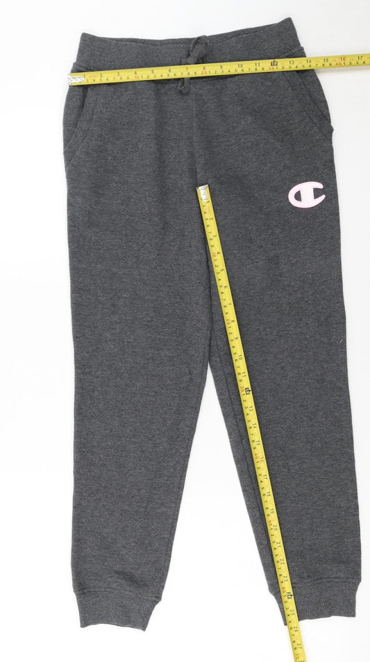Champion Womens Grey Fleece Jogger Trousers Size L
