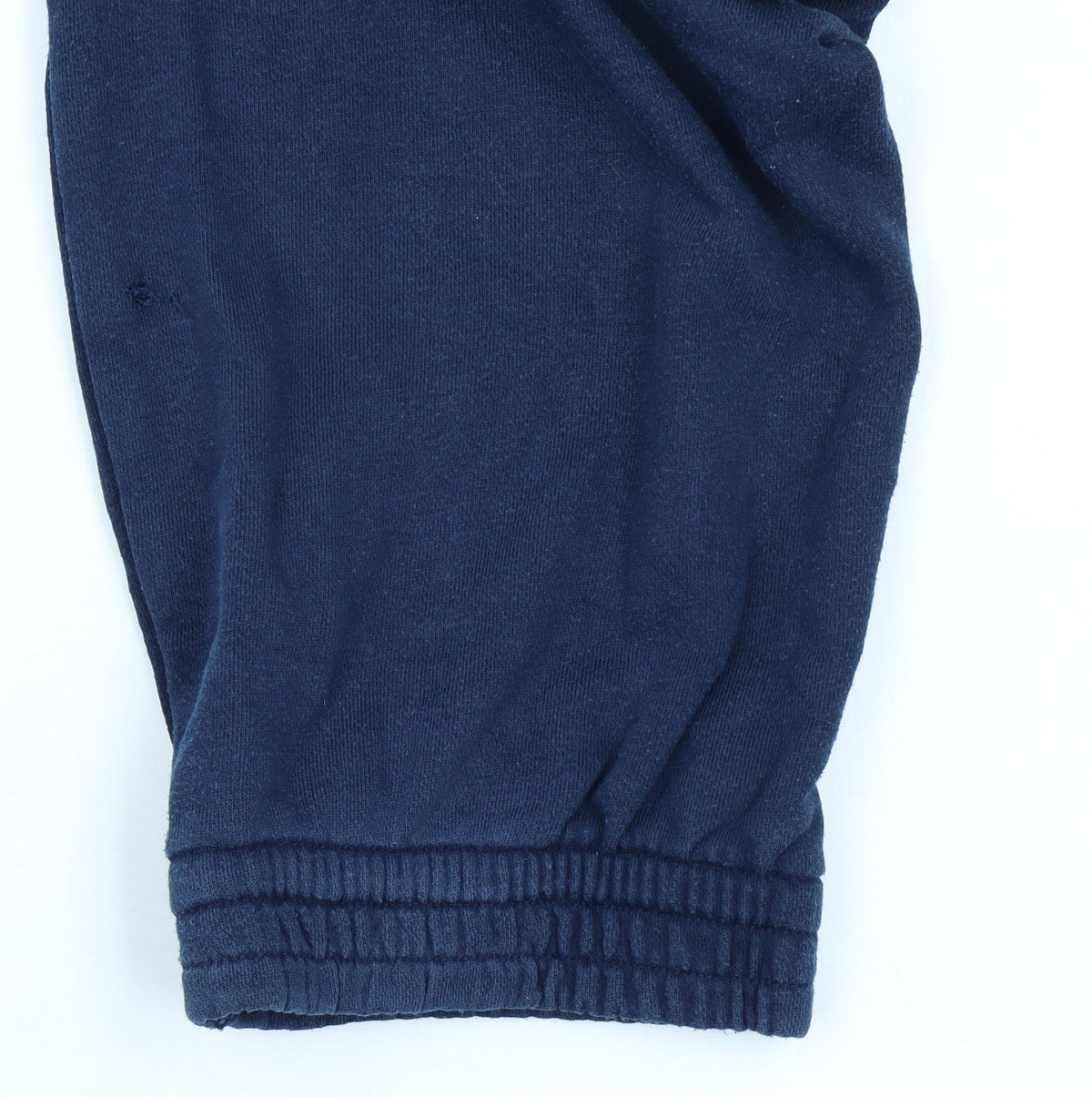 Additional view of Adidas men’s blue jogger sweatpants, size M, elastic waist sportswear