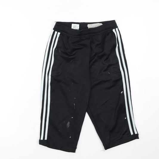 Adidas Women’s Black XS Track Pants Three Stripe Sports Trousers