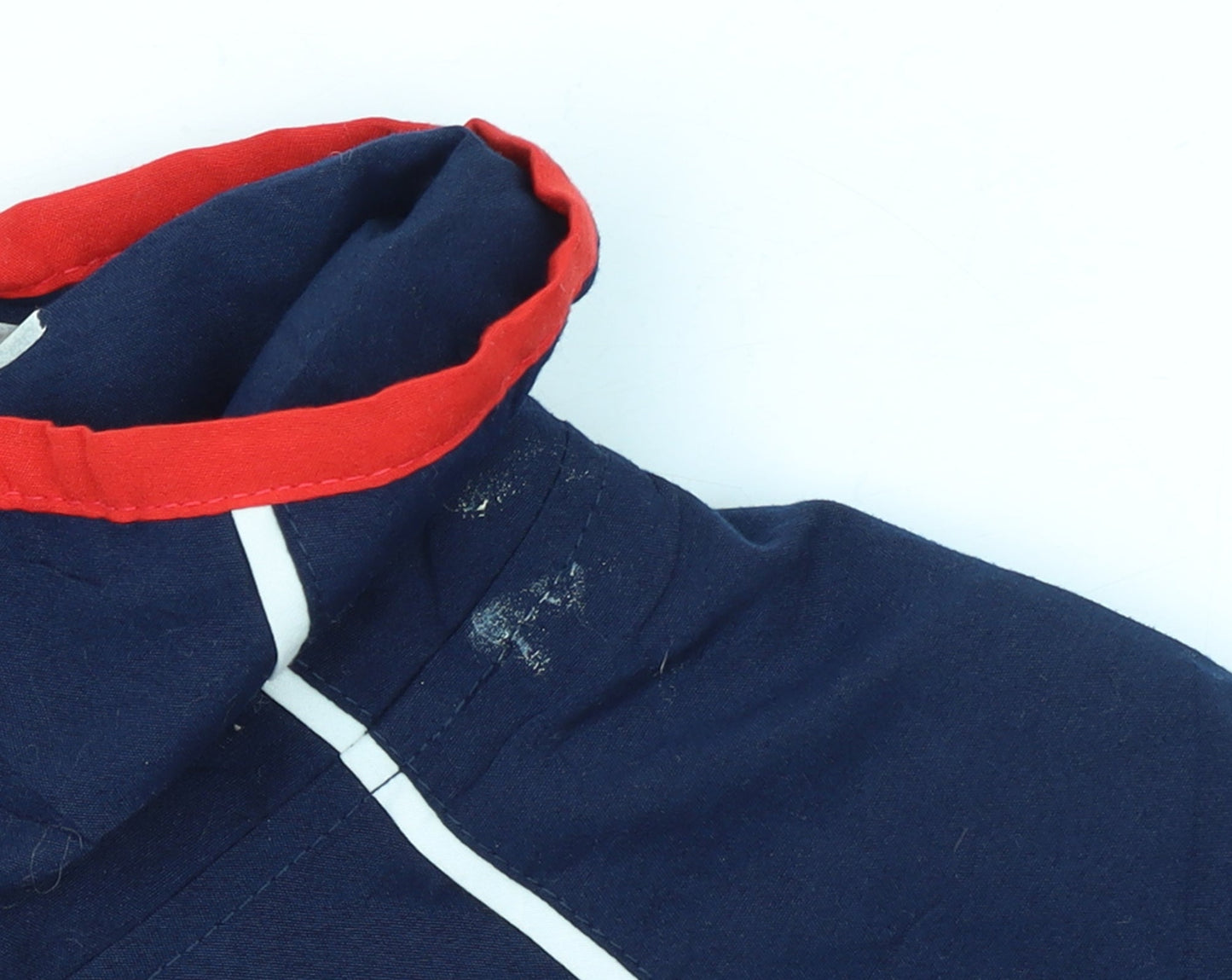 Umbro Men’s Blue Red Track Jacket Size M Polyester Full Zip