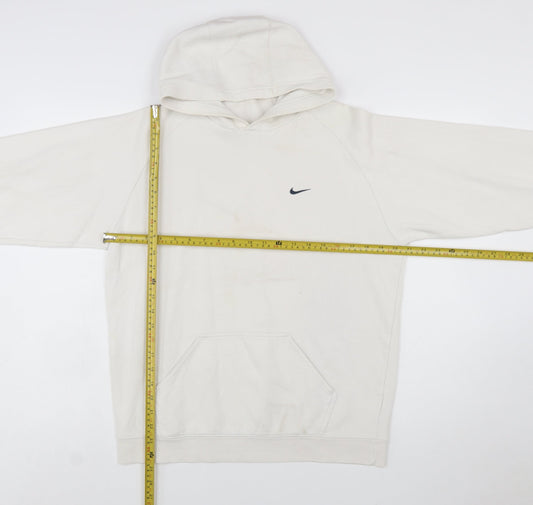Nike Boys Ivory Pullover Hoodie XL Cotton Blend Casual Sportswear