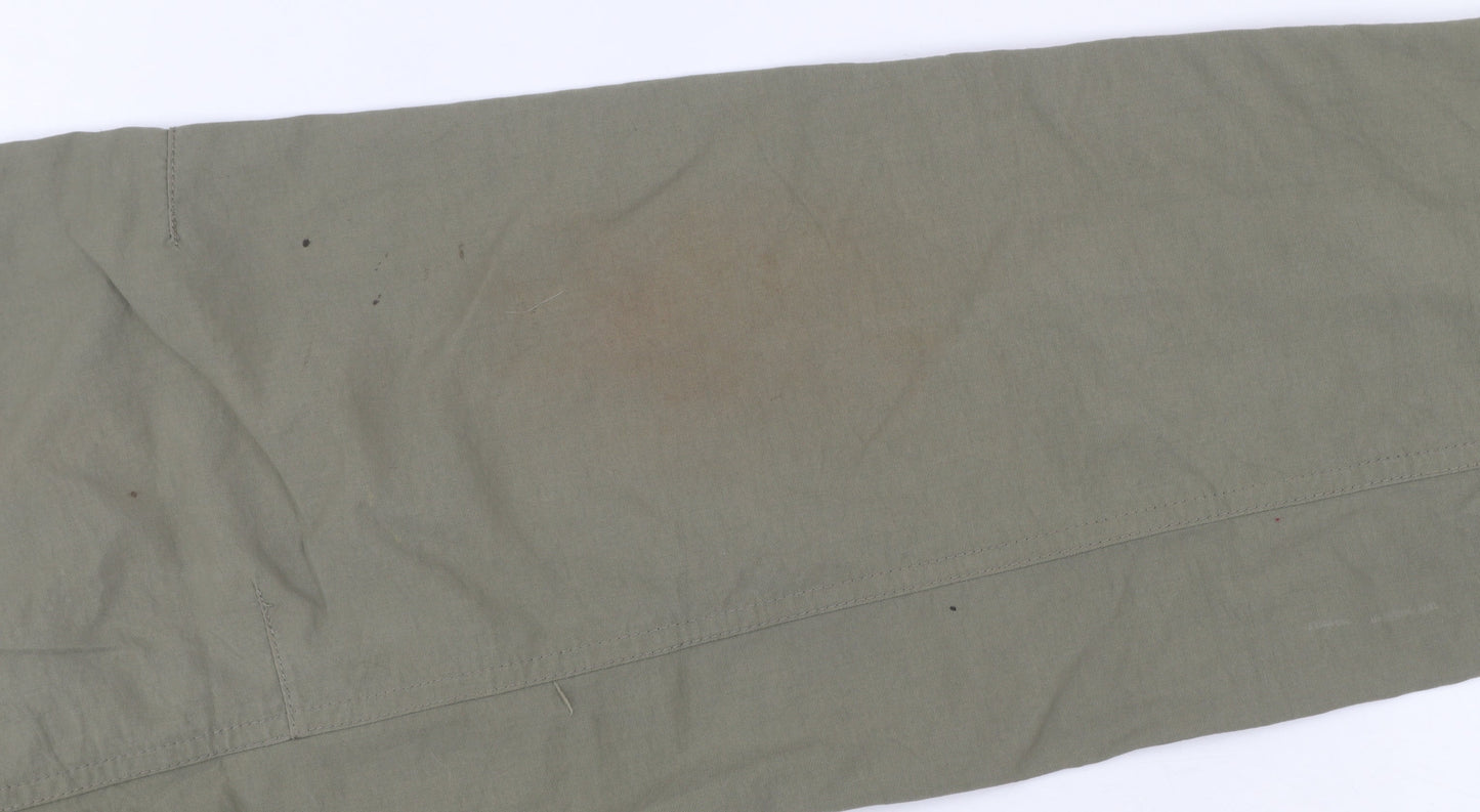 Columbia Men's Green Cargo Convertible Trousers Size L Long
