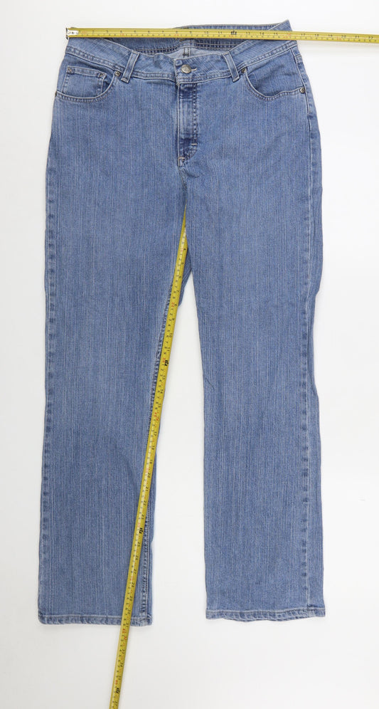 Lee Riders Women's Blue Size 16 Straight Leg Denim Jeans