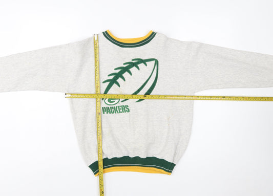 Legends Athletic Unisex Kids Grey Packers Pullover Sweatshirt XL Vintage