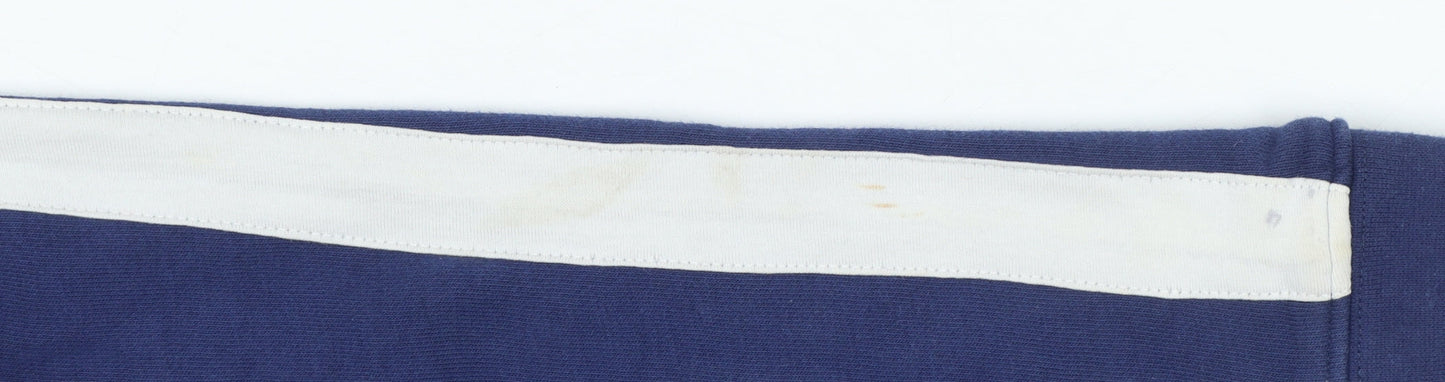 Additional view of Fila women’s navy & red raglan sweatshirt, size L, cotton blend