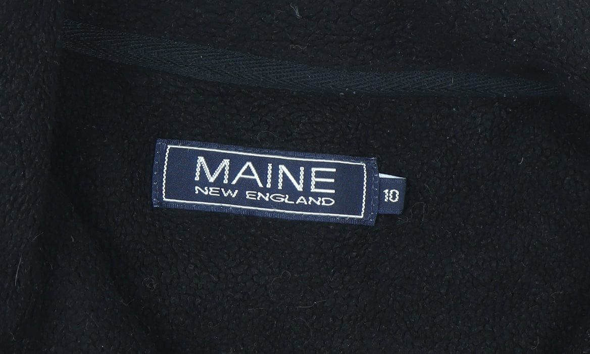 Additional view of Maine New England Women's Black Fleece Zip Waistcoat, size 10