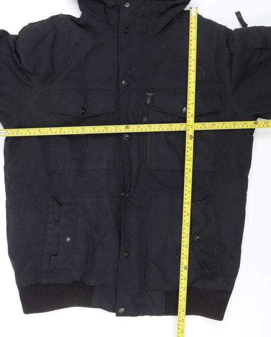 The North Face Men's Black L Hooded Insulated Parka Jacket