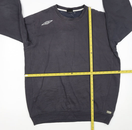 Umbro Men's Blue 2XL Pullover Crew Neck Sports Sweatshirt