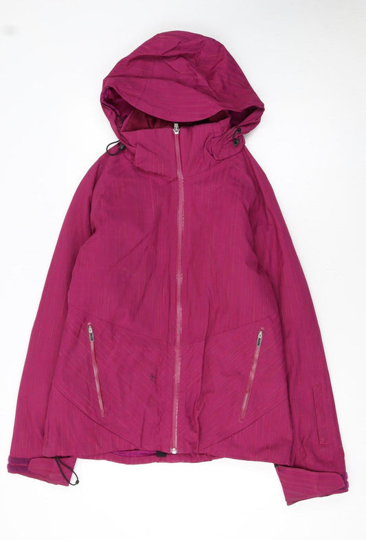 Columbia Women’s Pink Hooded Waterproof Parka Jacket Size S