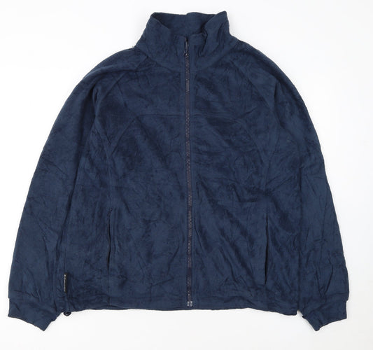 Columbia Women's Blue Fleece Interchange Jacket Size L