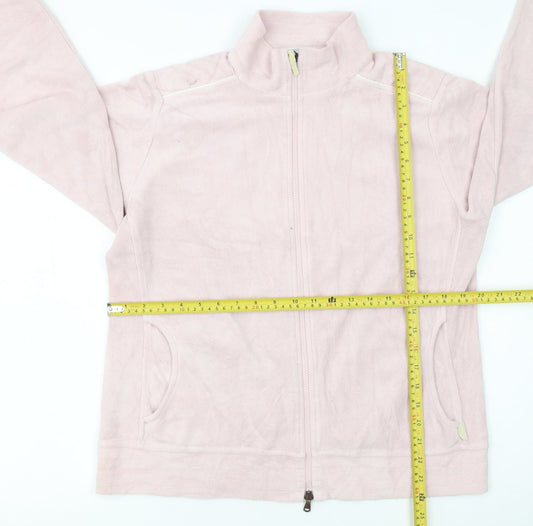 Champion Women’s Pink Fleece Full Zip Jacket Size L