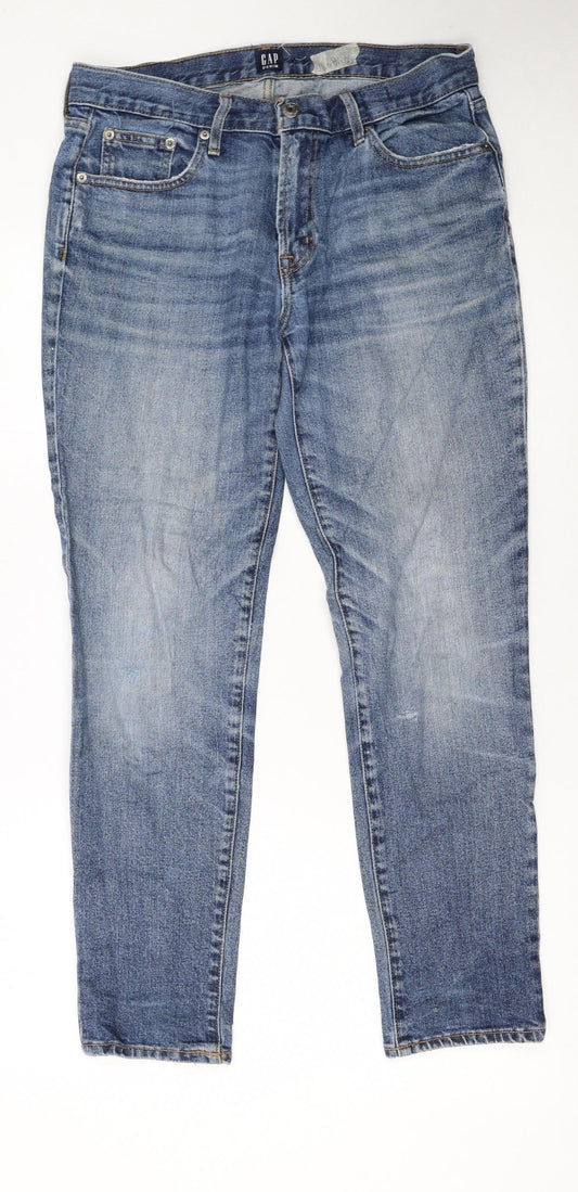 Gap Women’s Blue Medium Wash Straight Leg Denim Jeans Size 26