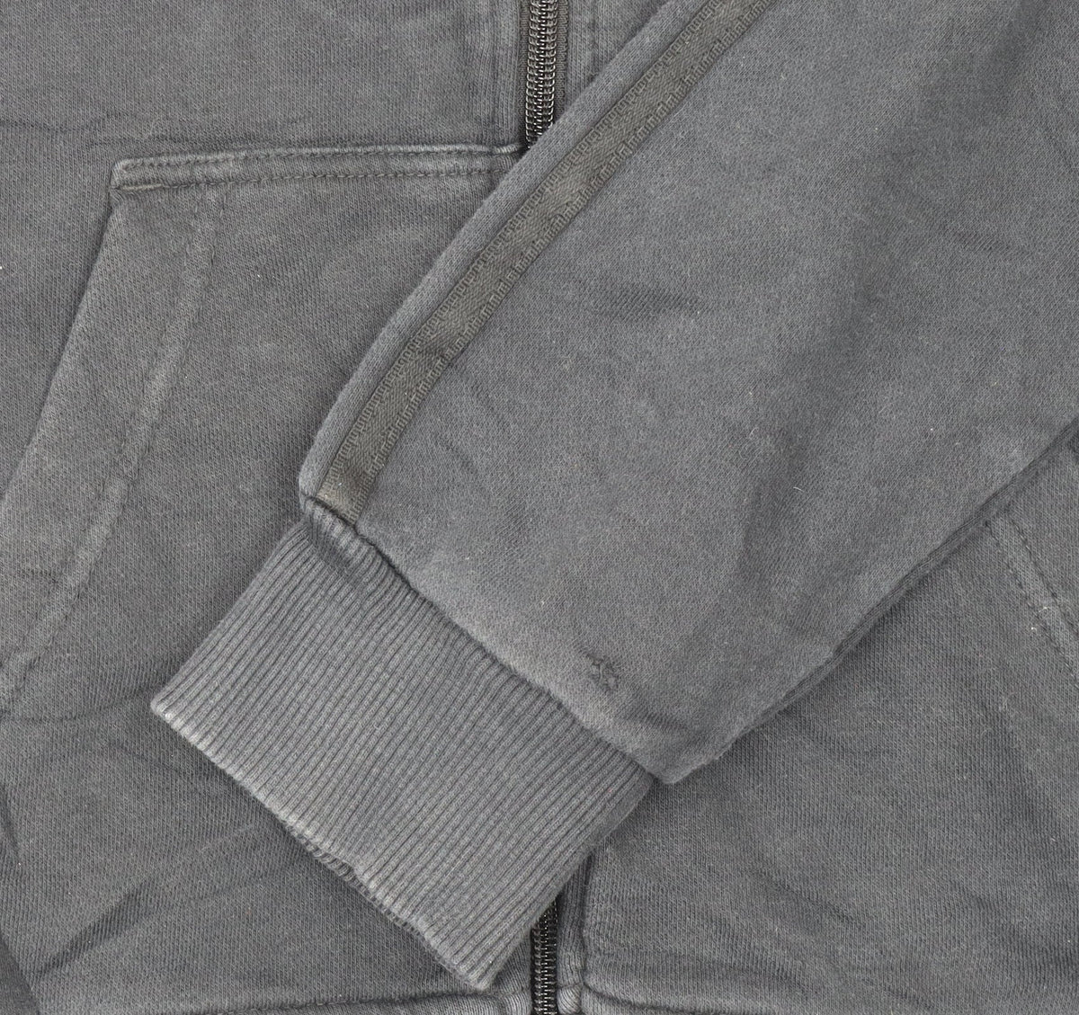 Additional view of Adidas Men's Black Full Zip Hoodie Small Sportswear Fleece Jacket