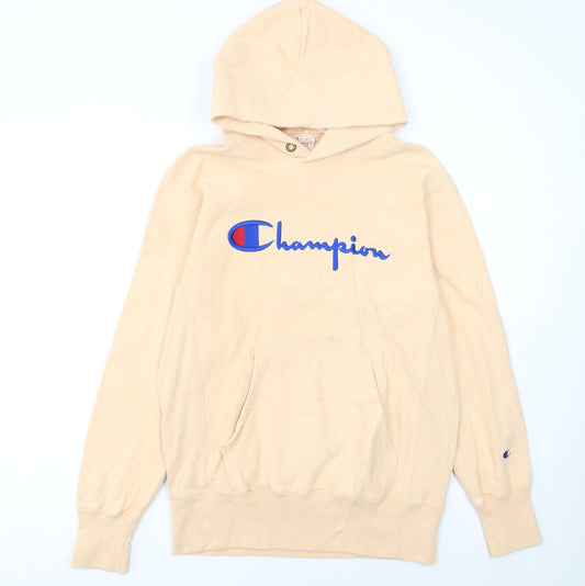 Champion Womens Beige Reverse Weave Pullover Hoodie Size L