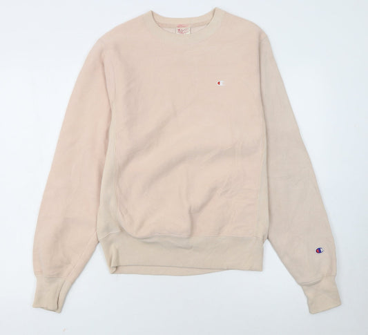 Champion Womens Beige XS Reverse Weave Pullover Sweatshirt