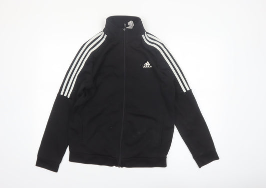 Adidas Women's Black Full Zip Basic Sports Jacket Size L