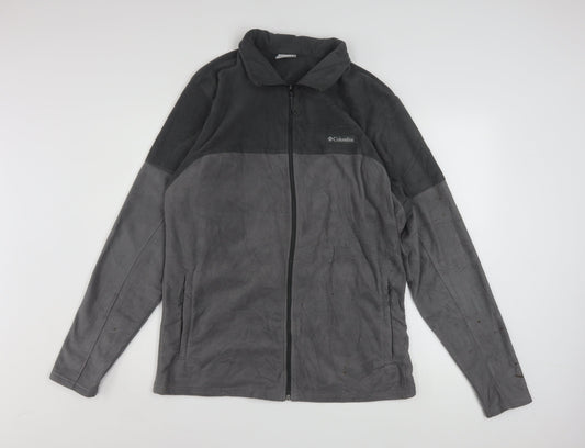 Columbia Men's Grey XL Fleece Full Zip Basic Jacket