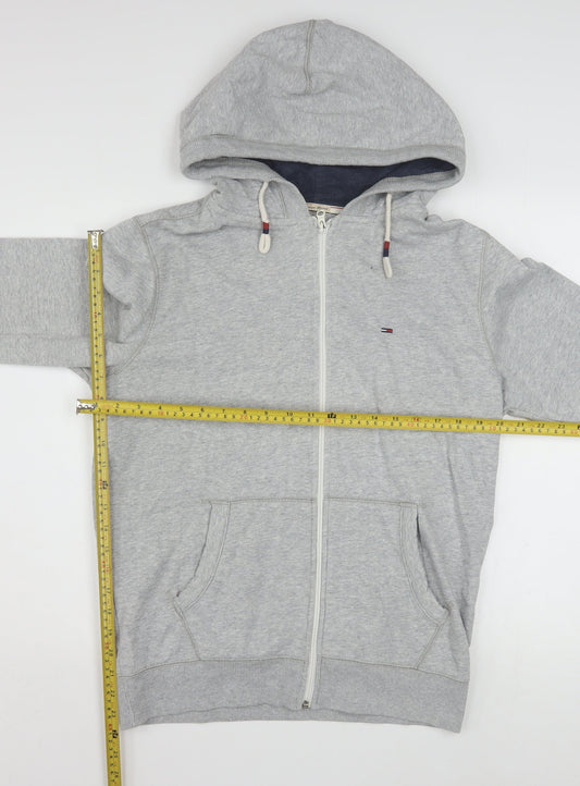 Hilfiger Denim Men's Grey Full Zip Hoodie Size S
