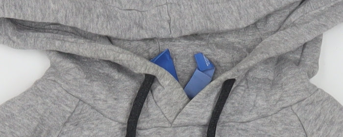 Additional view of Adidas men’s grey pullover hoodie m graphic logo sportswear