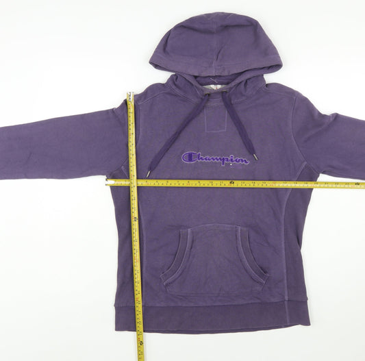 Champion Women's Purple Pullover Hoodie Size L Heritage Classics