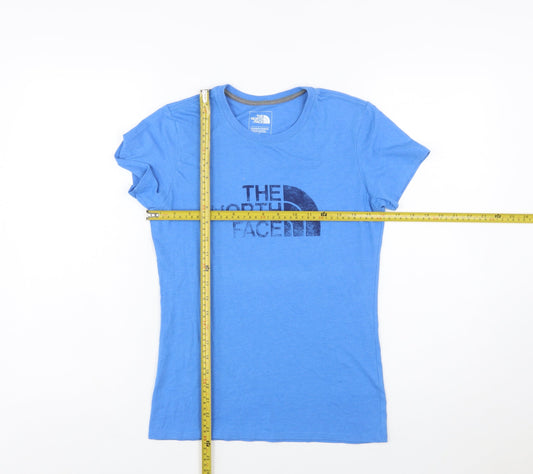 The North Face Women's Blue XS Basic Crew Neck Short Sleeve T-Shirt